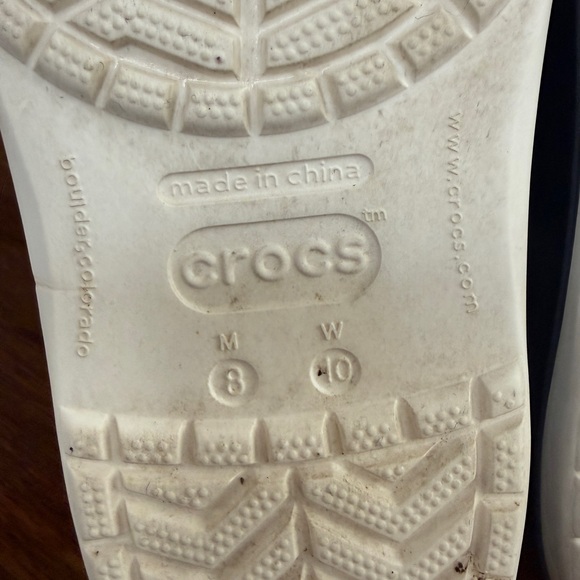 Crocs Classic Tropical Palm Tree Clogs Unisex M8 / W10 Blue Beach Summer Slip On - Picture 10 of 10